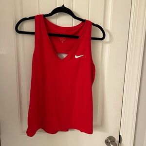 Nike Women's Bright Red Tank Top